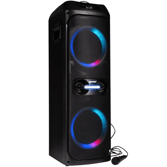 Gemini Sound GHK-2800 Bluetooth Speaker System with Led Party Lighting