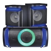 Gemini GSYS-2400 2000W Bluetooth PA System, Black, 3 Count