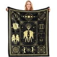 thumbnail image 1 of Gemini Gifts for Women Men,Gemini Sherpa Blanket,Astrology Gifts Zodiac Gifts Gemini Birthday Gifts for Women,Horoscopes Gifts Double Layer Fabric Warm Blankets,60" X 50", 1 of 5