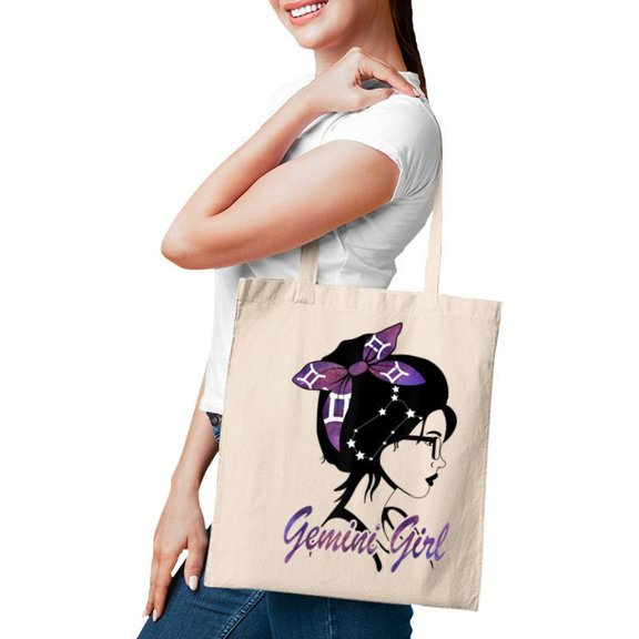 Gemini Girl Birthday Gemini Woman Zodiac Sign Tote Bag