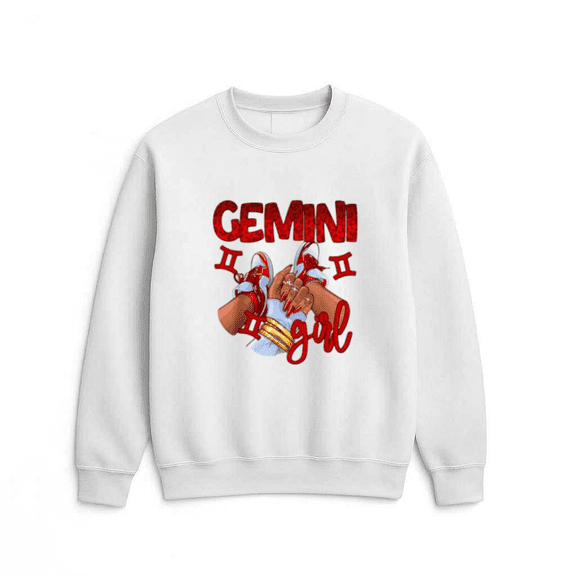 Gemini Girl Birthday Zodiac Astrology Horoscope Pride Star Sign Quote Sweatshirt, up to size 5XL