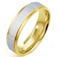 thumbnail image 1 of Gemini His or Her 18K Yellow Gold Filled Anniversary Wedding Ring Width 4mm Size 5.75 Valentine's Day Gift, 1 of 5