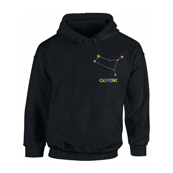 Gemini Hoodie for Women Men - Zodiac Sign Birthday Astrology Gifts - Hooded Sweatshirt