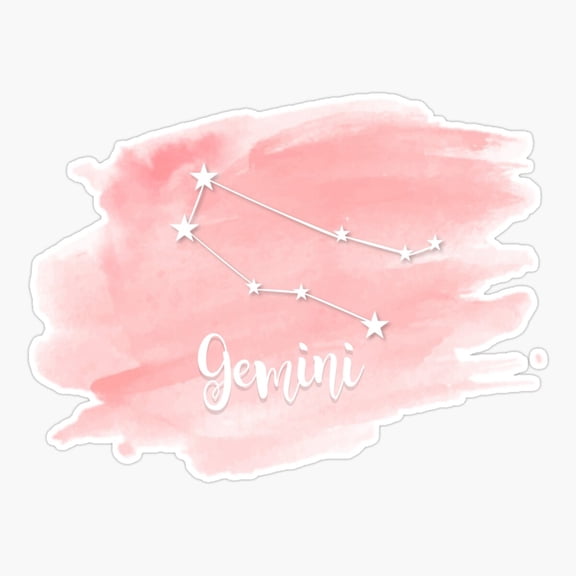 Gemini Horoscope Astrology Vinyl Decal Sticker