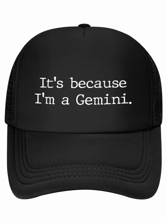 Gemini Horoscope Gifts Women Girls Men Zodiac Sign Astrology Baseball Cap