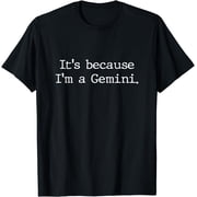 Gemini Horoscope Gifts Women Girls Men Zodiac Sign Astrology T-Shirt