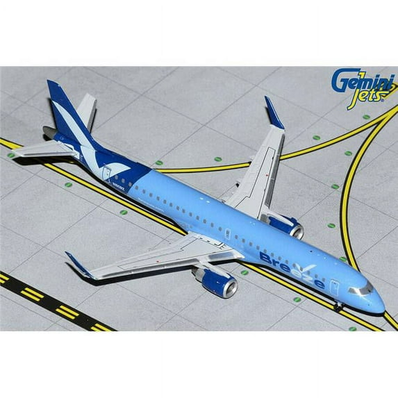 Gemini Jets 1-400 Breeze Airways Embraer E-195 REG No. N190BZ Model Airplane