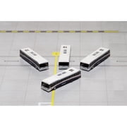Cobus 3000 Passenger Bus White and Blue US Airways Shuttle Bus 4 Piece Set 1/400 Diecast Models by GeminiJets