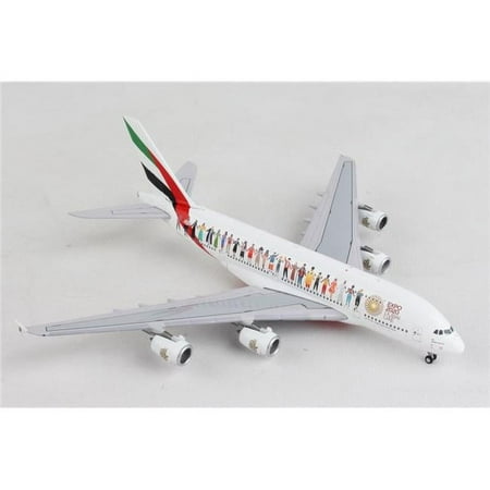 Gemini Jets 1-400 Scale No.A6-EVB Reg Emirates A380 Year Of Tolerance Model Airplane
