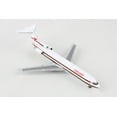 thumbnail image 1 of Boeing 727-200 Commercial Aircraft "Trump Shuttle" White with Red Stripes 1/400 Diecast Model Airplane by GeminiJets, 1 of 4