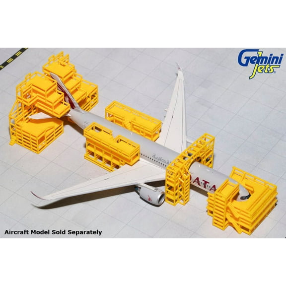 Aircraft Maintenance Scaffolding 6 Piece Set for 1/400 Scale Models by GeminiJets