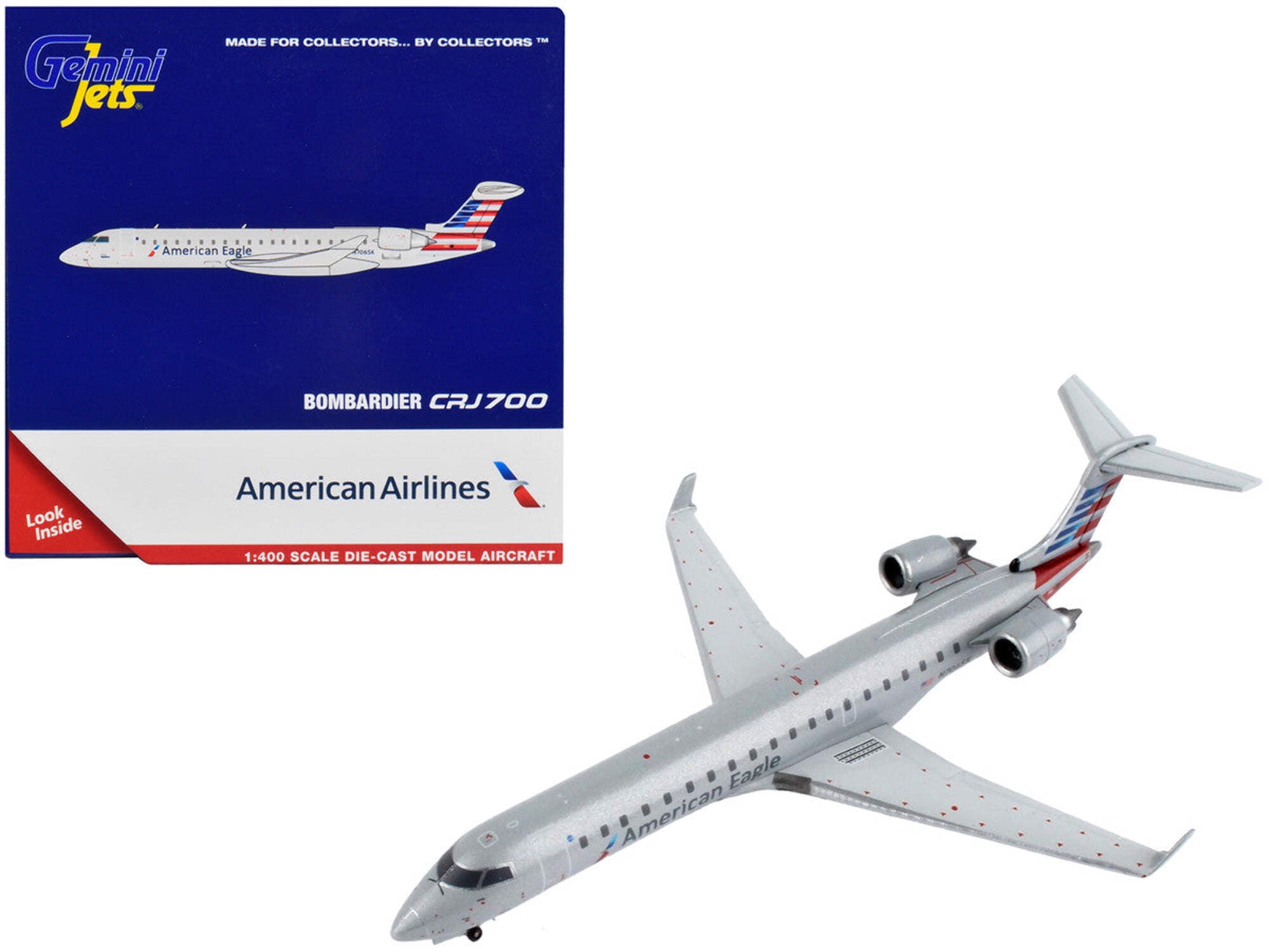 Gemini Jets GJ2033 1-400 Scale Registration No.N706SK American Eagle CRJ700 Model Aircraft Toy