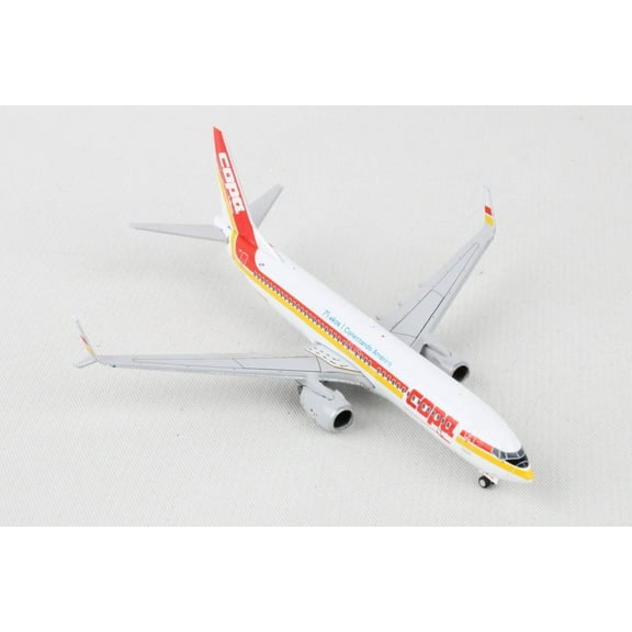 Gemini Jets GJ2180 1-400 Scale Copa 737-800S Reg No.HP-1841CMP 75Th Anniversary Model Airplane