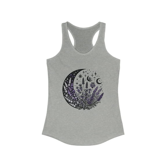 Gemini Lavender Birth Flower Women's Racerback Tank Top - In Four Colors
