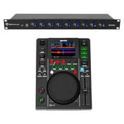 Gemini MDJ-600 Tabletop USB/CD Media Player DJ MIDI Controller + Power Strip