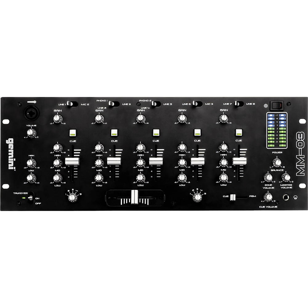 クーミン Gemini MM-03 5-Channel Mixer - Walmart.com