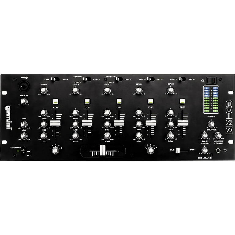 Gemini MM-03 5-Channel Mixer - Walmart.com