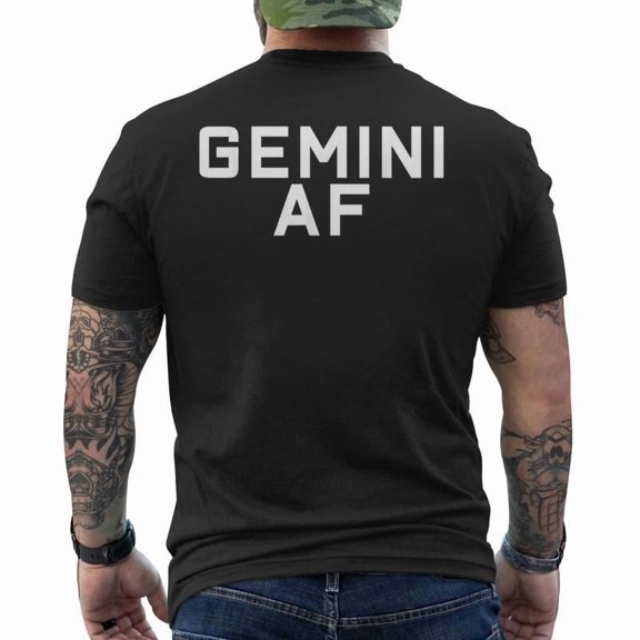 Gemini May June Celebrant Horoscope Back T-Shirt