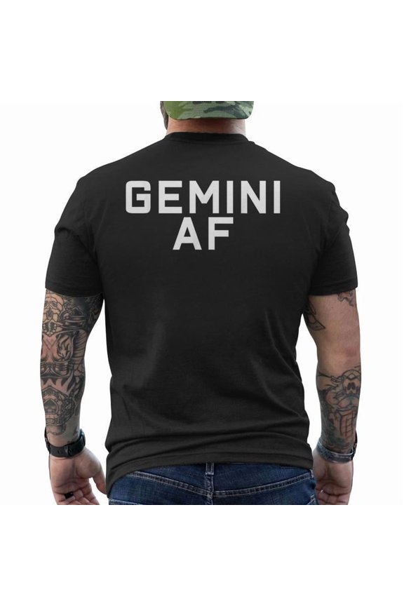 Gemini May June Celebrant Horoscope Back T-Shirt