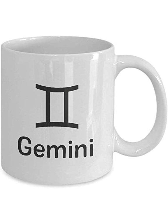 Gemini Mug, Ceramic Zodiac Coffee Mug, Perfect Geminian Gift