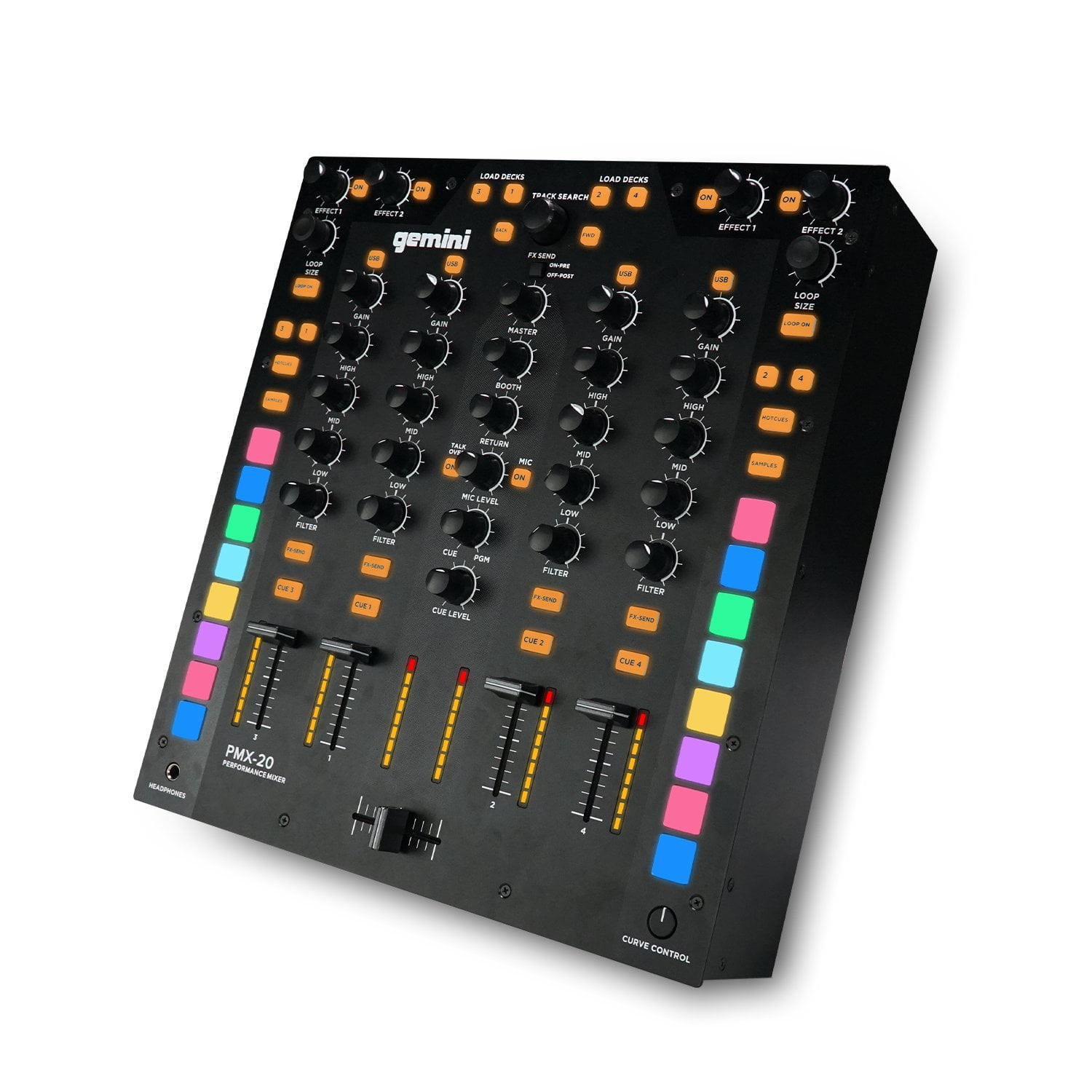 Gemini PMX-20 4-Channel DJ MixerMIDI Controller w Liberia | Ubuy