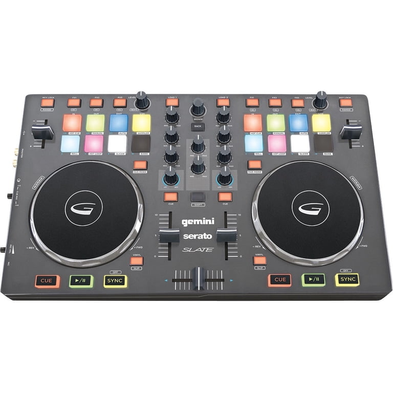 Gemini SLATE 2-Channel Serato DJ Intro Controller - Walmart.com