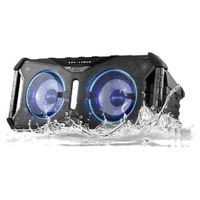 Gemini SOSP-8BLKGR SoundSplash Floating Dual 8" Bluetooth Speaker w/ LED Party Lighting