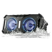 Gemini SOSP-8BLKGR SoundSplash Floating Dual 8" Bluetooth Speaker w/ LED Party Lighting