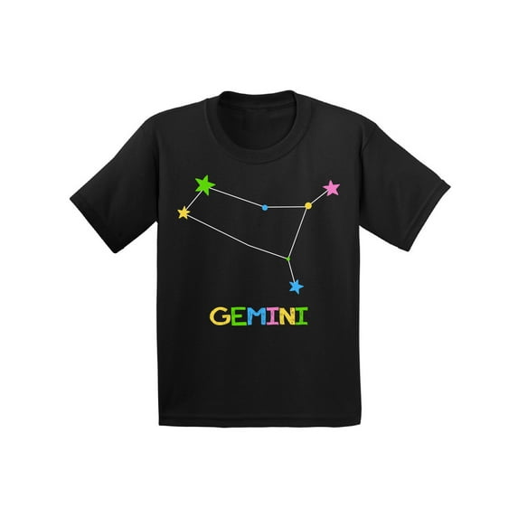 Gemini Shirt for Girls Boys - Toddler Zodiac Sign - Birthday Gifts 2T 3T 4T 5T 6T