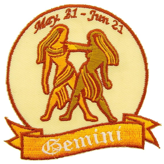 Eagle Emblems PM3029 Patch - Sign, Gemini - 3.25 in.