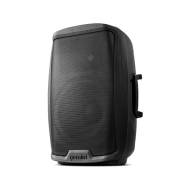 Gemini 12” 1500W Bluetooth PA Speaker with TWS Link, USB/SD/FM, Mic & Guitar Inputs, XLR/RCA/AUX, EQ Control, Portable DJ Audio System for Events, Gigs & Performances