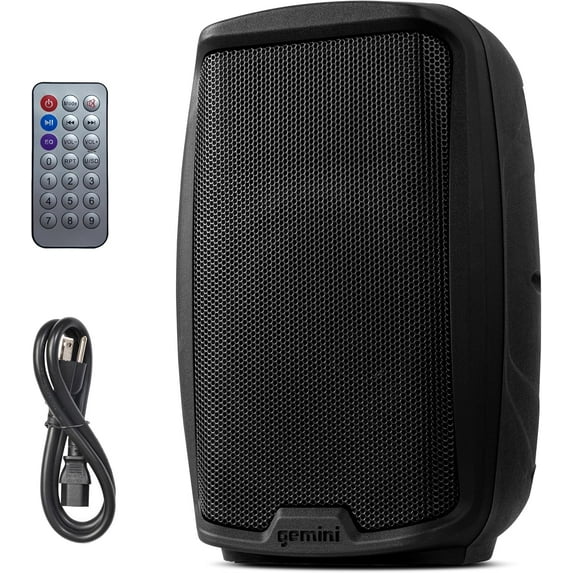 Gemini Sound AS-2115BT Pro Audio Bluetooth 15" Inch 2000 Watts Active PA System DJ Speakers