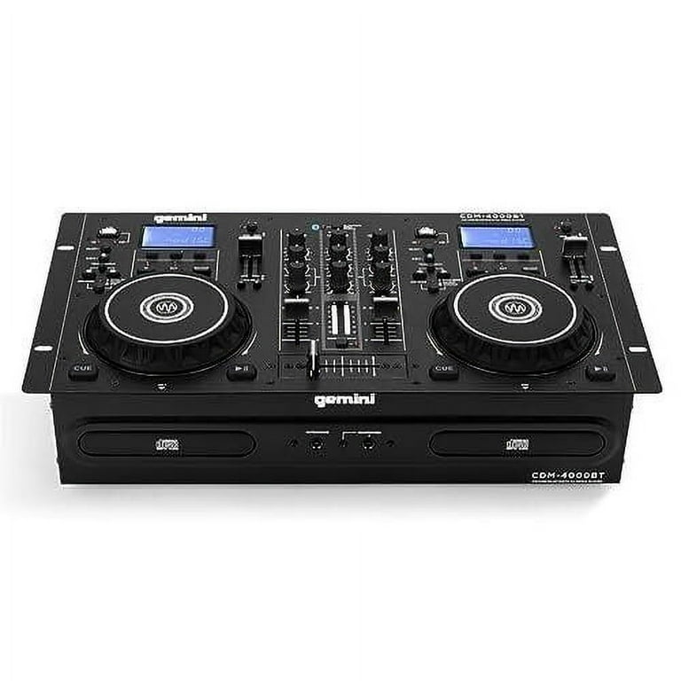 Gemini DJ CD/MIXER System with Bluetooth Audio Input - CDM-4000BT