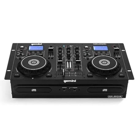 Gemini CDM-4000BT 2-Channel Professional Dual CD/USB Media Player with Bluetooth
