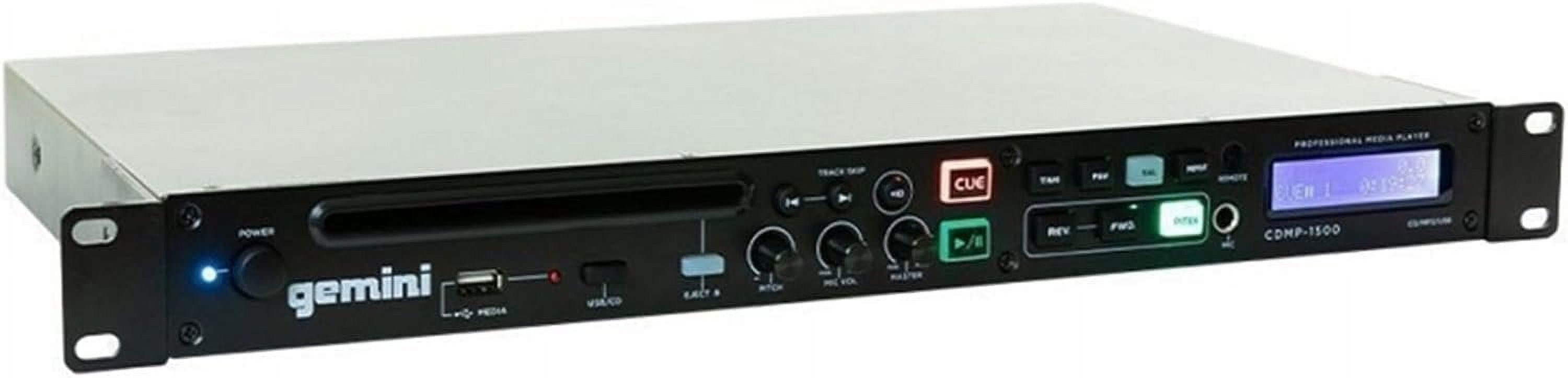 Gemini Sound CDMP1500 19 Inch Professional/Home Anti Shock Audio