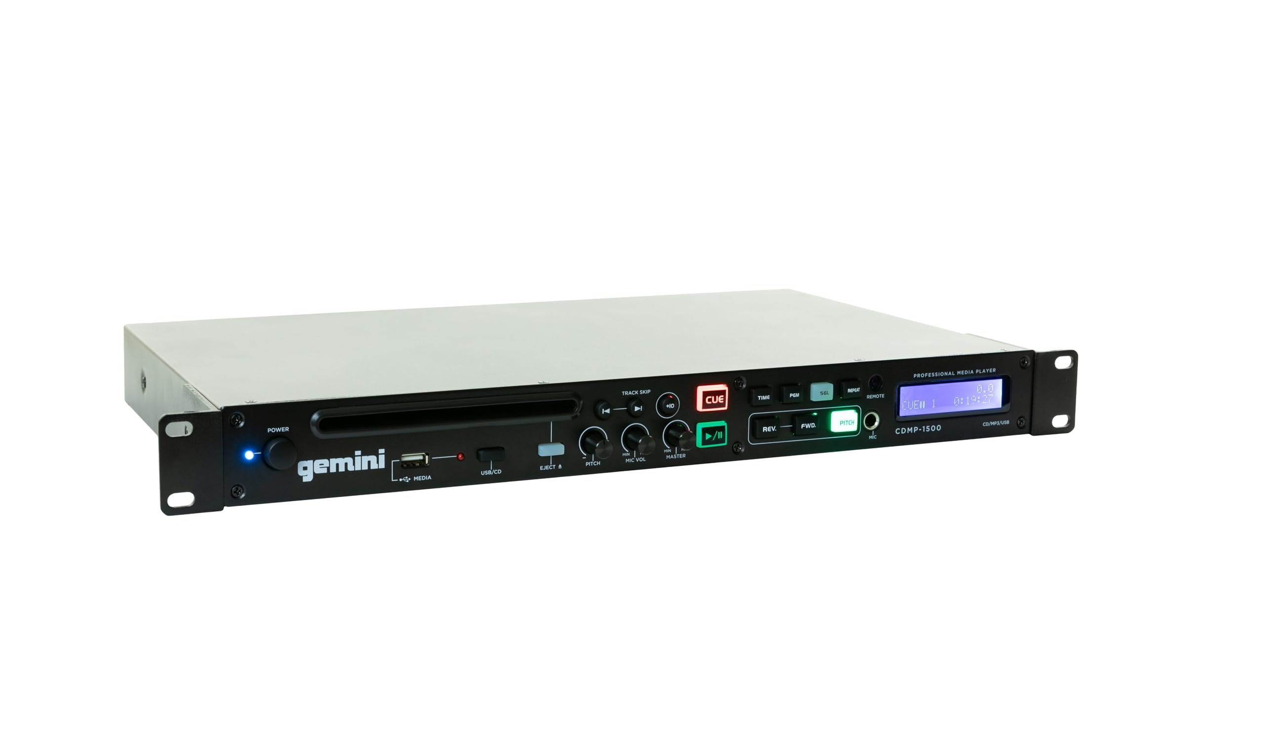 Gemini DJ Equipment CDMP-1500 19 Inch Anti Shock Audio