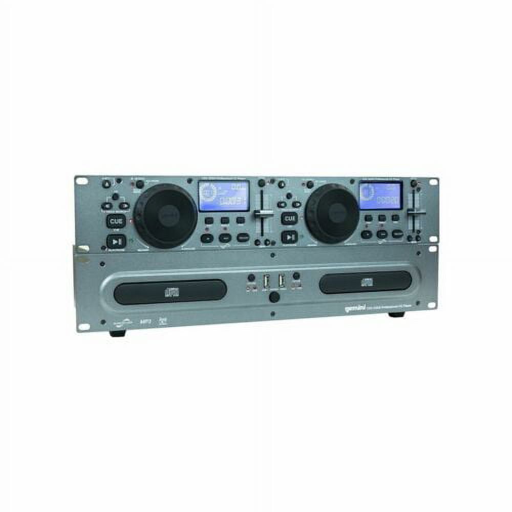 Gemini Sound CDX2250i Pro DJ Audio Equipment Mountable Dual CD CDR