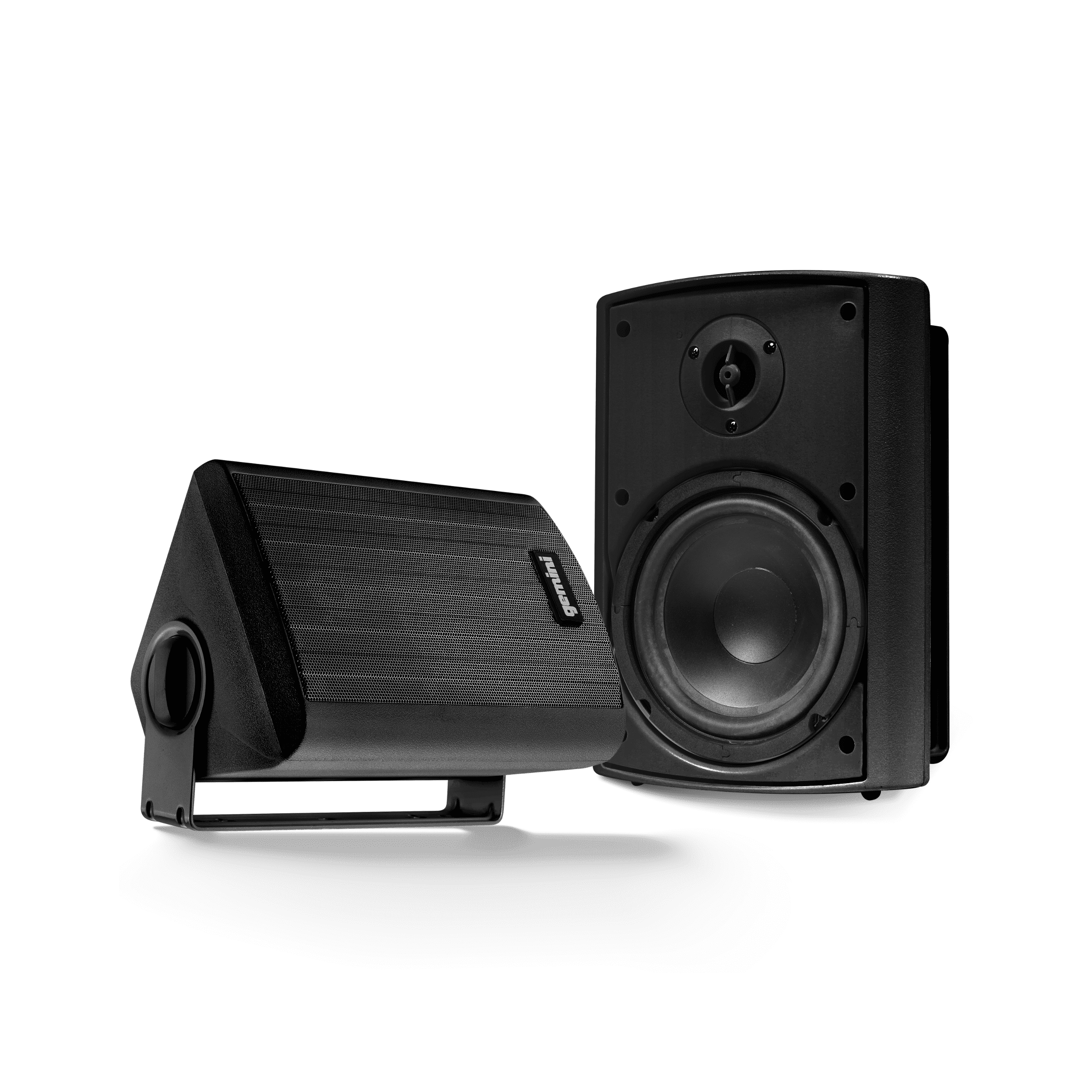 Gemini GHSIW400BTPRBLK Black 4 Outdoor Pair Speakers