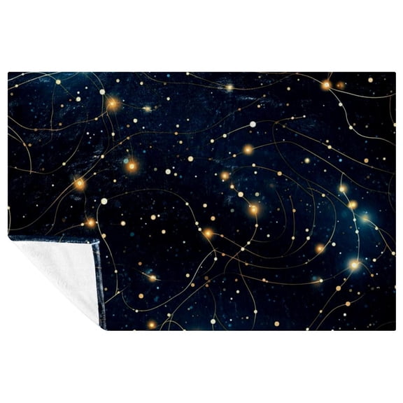 Gemini Super Soft Microfiber Throw Blanket - Lightweight Fluffy Blankets for Sofa, Bed, Couch, Office, and Camping