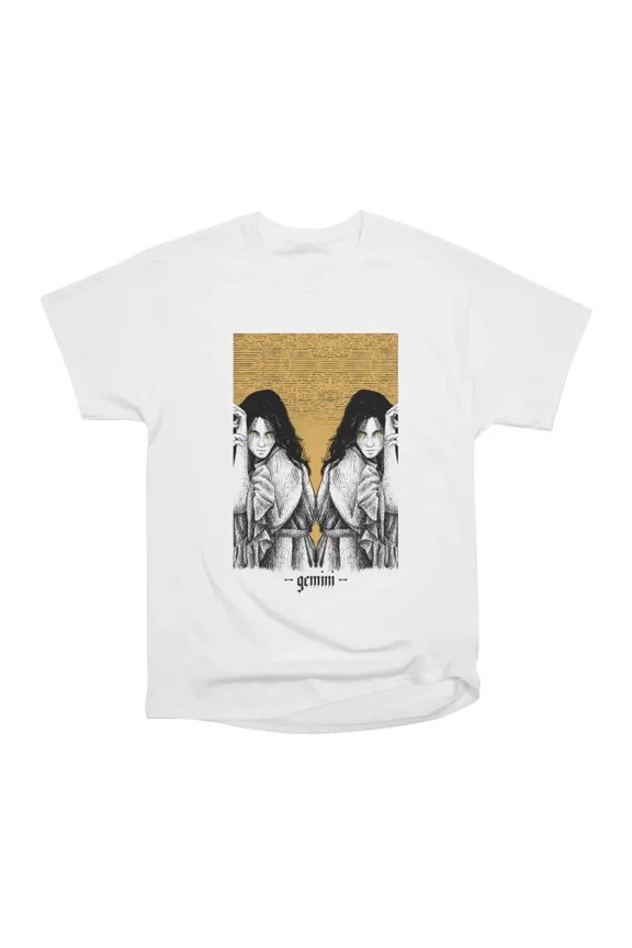 Gemini T-Shirt Tee Gift For Him Merch For Her Apparel For Friend illustration T-Shirt Tee