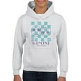 thumbnail image 1 of Gemini Twins Emoji - Zodiac Art Design Youth's Hoodie, 1 of 4
