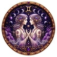 thumbnail image 1 of Gemini Twins Zodiac 5D Diamond Painting Kit for Adults DIY Rhinestone Art Embroidery Set Astrology Wall Decor Stress Relief Gem Art Hobby Kit for Beginners Star Sign Creative Holiday Gift, 1 of 6