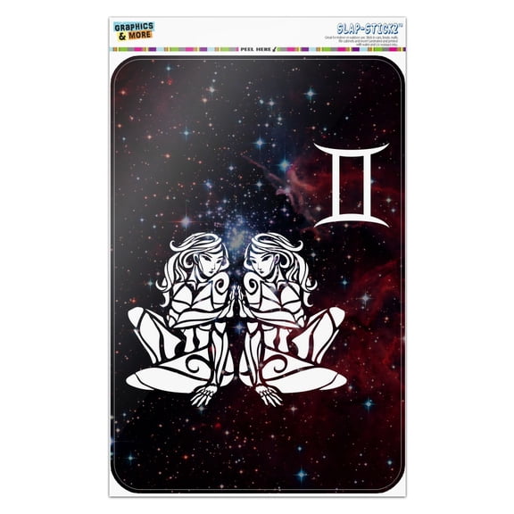 Gemini Twins Zodiac Sign Horoscope in Space Home Business Office Sign