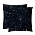 thumbnail image 1 of Gemini Velvet Pillow Inserts Set with Unique Patterns - 16x16, 18x18, 20x20 Inches - 2 Pack Decorative Throw Pillow Covers for Home Decor and More, 1 of 6
