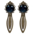 thumbnail image 1 of Gemini Vintage Copper-Colored Lace Bookmarks: Stainless Steel Book Accessories for Readers and Book Lovers - Set of 2, 1 of 5