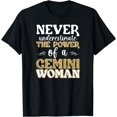 thumbnail image 1 of Gemini Woman Gemini Zodiac Sign Gemini Horoscope T-Shirt, 1 of 3