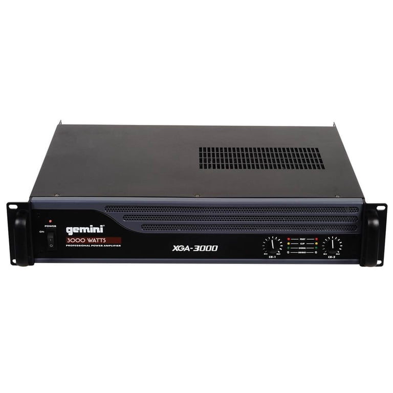 Gemini Sound, Power Amplifier, XGA-3000 3000W, Professional Audio