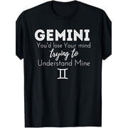 Gemini Zodiac Astrology Graphic Casual T-Shirt