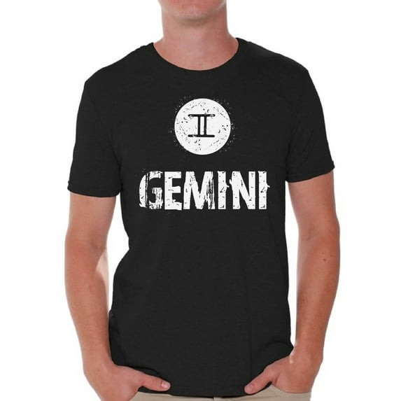Gemini Zodiac Shirt - Birthday Gifts for Men Husband Boyfriend - Horoscope Gemini Sign